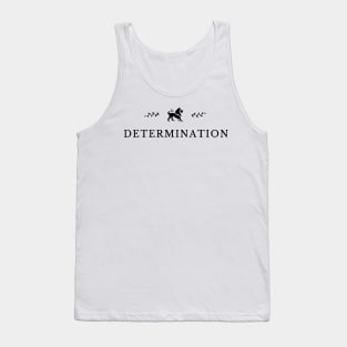 design of a lion and the word (determination) Tank Top